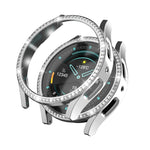 Diamond Hollow PC Watch Protective Case, For Samsung Galaxy Watch 6 40mm, For Samsung Galaxy Watch 6 44mm