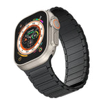 Bracelet de montre en silicone à boucle magnétique, pour Apple Watch 42mm, pour Apple Watch 38mm