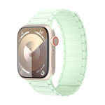 Bracelet de montre en silicone à boucle magnétique, pour Apple Watch 42mm, pour Apple Watch 38mm