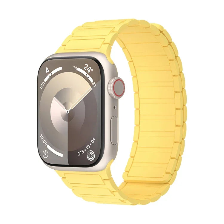 Bracelet de montre en silicone à boucle magnétique, pour Apple Watch 42mm, pour Apple Watch 38mm