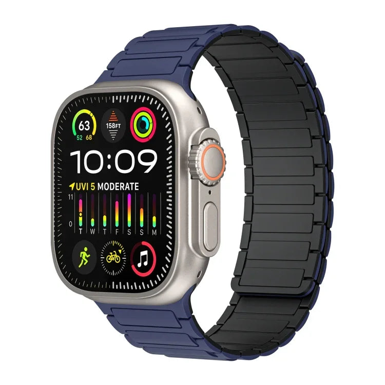 Magnetic Loop Silicone Watch Band, For Apple Watch SE 2023 44mm, For Apple Watch SE 2023 40mm, For Apple Watch Ultra 2 49mm