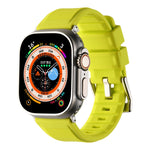Double Ring Silicone Watch Band, For Apple Watch SE 40mm, For Apple Watch SE 44mm, For Apple Watch 6 40mm, For Apple Watch 6 44mm