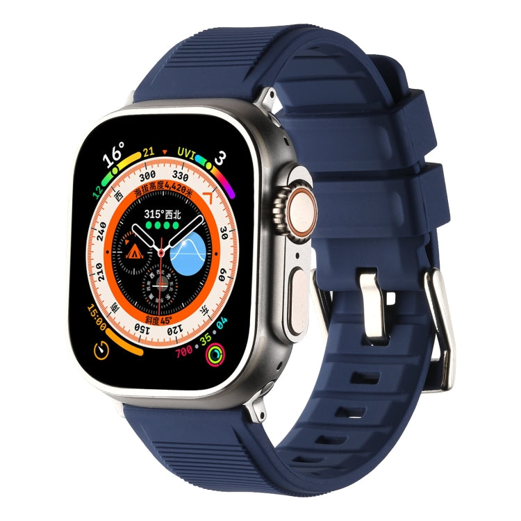 Bracelet de montre en silicone à double anneau, pour Apple Watch 3 38 mm, Apple Watch 3 42 mm, Apple Watch 2 42 mm, Apple Watch 2 38 mm
