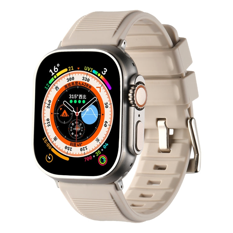 Bracelet de montre en silicone à double anneau, pour Apple Watch 3 38 mm, Apple Watch 3 42 mm, Apple Watch 2 42 mm, Apple Watch 2 38 mm