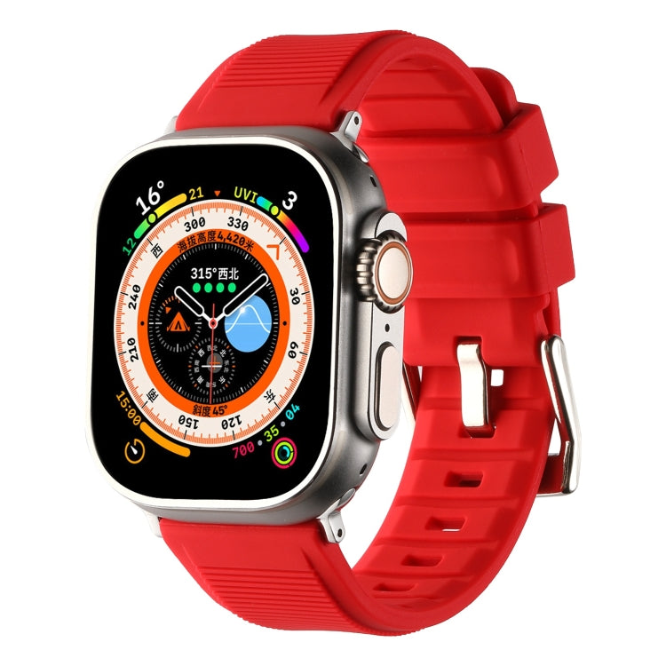 Bracelet de montre en silicone à double anneau, pour Apple Watch 3 38 mm, Apple Watch 3 42 mm, Apple Watch 2 42 mm, Apple Watch 2 38 mm