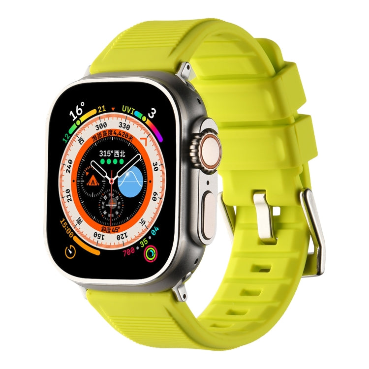 Bracelet de montre en silicone à double anneau, pour Apple Watch 42 mm, Apple Watch 38 mm