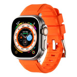 Bracelet de montre en silicone à double anneau, pour Apple Watch 42 mm, Apple Watch 38 mm