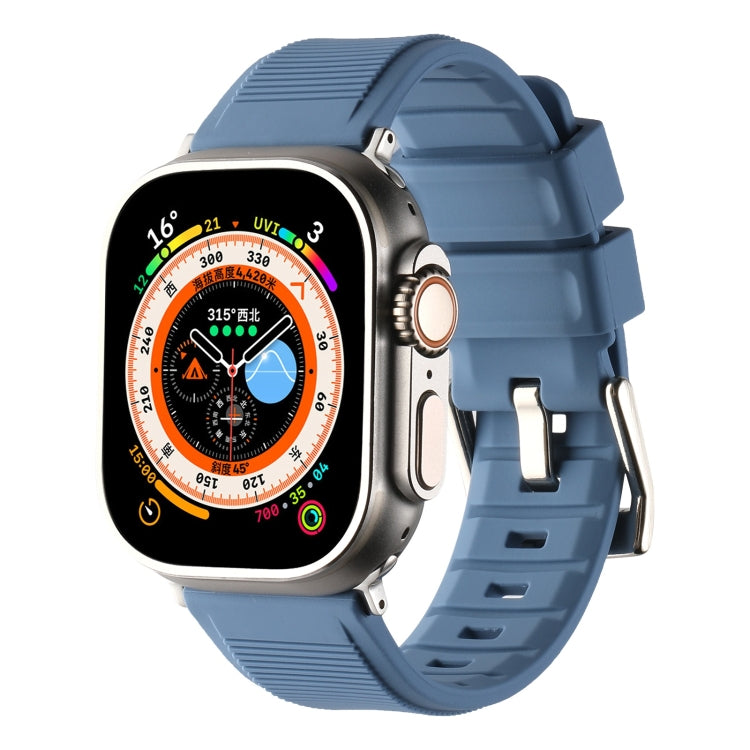 Bracelet de montre en silicone à double anneau, pour Apple Watch 42 mm, Apple Watch 38 mm