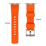 Bracelet de montre en silicone à double anneau, pour Apple Watch 42 mm, Apple Watch 38 mm