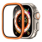 Cadre en alliage d'aluminium avec film trempé intégré, Pour Apple Watch Ultra 49 mm