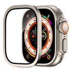 Cadre en alliage d'aluminium avec film trempé intégré, Pour Apple Watch Ultra 49 mm