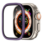 Cadre en alliage d'aluminium avec film trempé intégré, Pour Apple Watch Ultra 49 mm