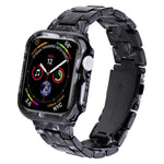 Kit bracelet et boîtier en résine imprimée pour PC, pour Apple Watch Series 6/5/4/SE 44mm, pour Apple Watch Series 6/5/4/SE 40mm, pour Apple Watch Series 9/8/7 45mm, pour Apple Watch Series 9/8/7 41mm