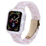 Kit bracelet et boîtier en résine imprimée pour PC, pour Apple Watch Series 6/5/4/SE 44mm, pour Apple Watch Series 6/5/4/SE 40mm, pour Apple Watch Series 9/8/7 45mm, pour Apple Watch Series 9/8/7 41mm