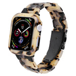 Kit bracelet et boîtier en résine imprimée pour PC, pour Apple Watch Series 6/5/4/SE 44mm, pour Apple Watch Series 6/5/4/SE 40mm, pour Apple Watch Series 9/8/7 45mm, pour Apple Watch Series 9/8/7 41mm