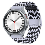Bracelet de montre en nylon tressé avec boucle en métal, pour Samsung Galaxy Watch 6 / 6 Classic