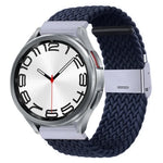 Bracelet de montre en nylon tressé avec boucle en métal, pour Samsung Galaxy Watch 6 / 6 Classic