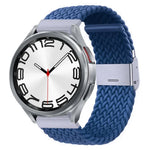 Bracelet de montre en nylon tressé avec boucle en métal, pour Samsung Galaxy Watch 6 / 6 Classic