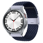 Bracelet de montre en nylon tressé avec boucle en métal, pour Samsung Galaxy Watch 6 / 6 Classic