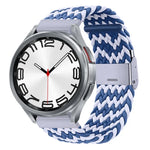 Bracelet de montre en nylon tressé avec boucle en métal, pour Samsung Galaxy Watch 6 / 6 Classic
