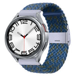Bracelet de montre en nylon tressé avec boucle en métal, pour Samsung Galaxy Watch 6 / 6 Classic
