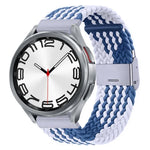 Bracelet de montre en nylon tressé avec boucle en métal, pour Samsung Galaxy Watch 6 / 6 Classic
