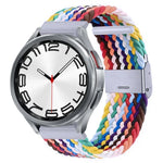 Bracelet de montre en nylon tressé avec boucle en métal, pour Samsung Galaxy Watch 6 / 6 Classic