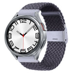 Bracelet de montre en nylon tressé avec boucle en métal, pour Samsung Galaxy Watch 6 / 6 Classic