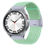 Bracelet de montre en nylon tressé avec boucle en métal, pour Samsung Galaxy Watch 6 / 6 Classic