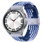 Bracelet de montre en nylon tressé avec boucle en métal, pour Samsung Galaxy Watch 6 / 6 Classic