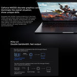 Ordinateur portable Xiaomi RedmiBook Pro 14 pouces, Windows 11 Home version chinoise, Intel 12e génération Core i7-12650H Décacœur MX550 Carte graphique dédiée, i7-12650H MX550
