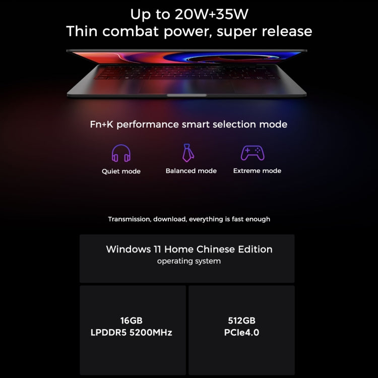 Ordinateur portable Xiaomi RedmiBook Pro 14 pouces, Windows 11 Home version chinoise, Intel 12e génération Core i7-12650H Décacœur MX550 Carte graphique dédiée, i7-12650H MX550