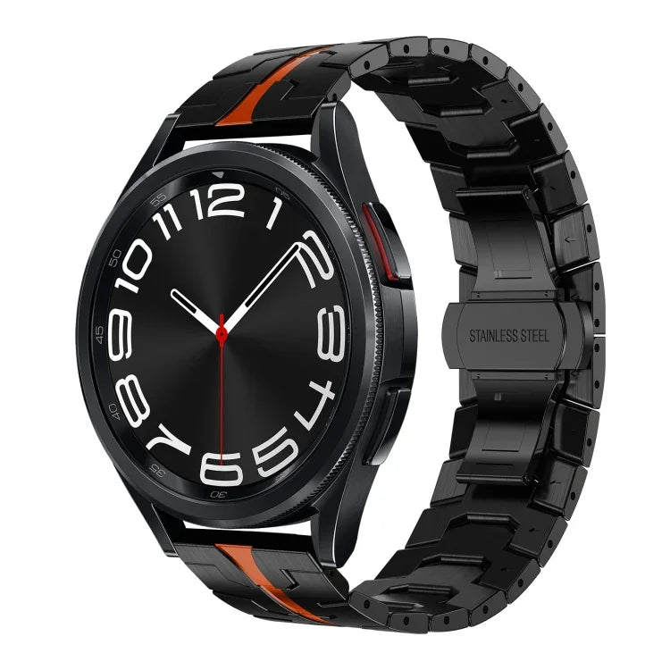 Bracelet de montre en métal acier inoxydable, pour Samsung Galaxy Watch 6 / 6 Classic