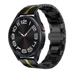 Bracelet de montre en métal acier inoxydable, pour Samsung Galaxy Watch 6 / 6 Classic