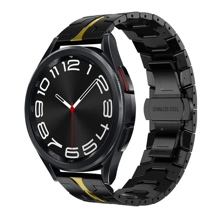 Bracelet de montre en métal acier inoxydable, pour Samsung Galaxy Watch 6 / 6 Classic