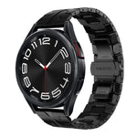 Bracelet de montre en métal acier inoxydable, pour Samsung Galaxy Watch 6 / 6 Classic