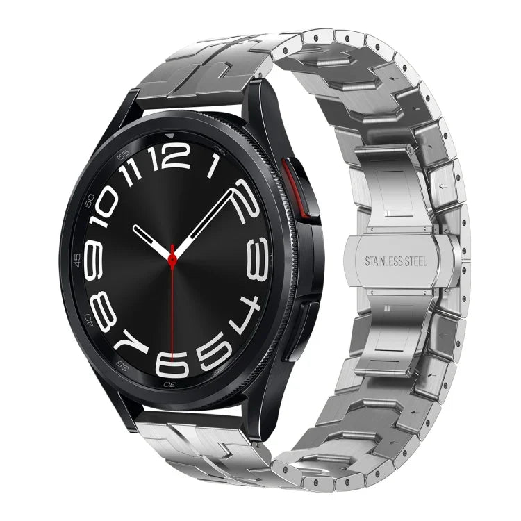 Bracelet de montre en métal acier inoxydable, pour Samsung Galaxy Watch 6 / 6 Classic