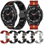 Bracelet de montre en métal acier inoxydable, pour Samsung Galaxy Watch 6 / 6 Classic