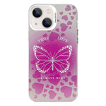 Electroplated Silver Series PC Protective Phone Case, For iPhone 14, For iPhone 14 Pro