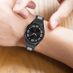 Bracelet de Montre en Acier Inoxydable à Trois Billes, Pour Samsung Galaxy Watch 6 / 6 Classic