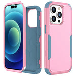 Coque de téléphone Commuter antichoc en TPU + PC, pour iPhone 16 Pro Max, pour iPhone 16 Pro, pour iPhone 16 Plus, pour iPhone 16, pour iPhone 15 Pro Max