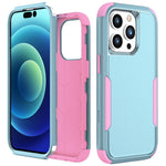 Coque de téléphone Commuter antichoc en TPU + PC, pour iPhone 16 Pro Max, pour iPhone 16 Pro, pour iPhone 16 Plus, pour iPhone 16, pour iPhone 15 Pro Max