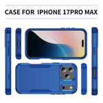 Coque de téléphone antichoc en TPU + PC pour iPhone 17 Pro Max, pour iPhone 17 Pro, pour iPhone 17, pour iPhone Air