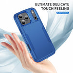 Coque de téléphone antichoc en TPU + PC pour iPhone 17 Pro Max, pour iPhone 17 Pro, pour iPhone 17, pour iPhone Air