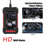 Endoscope industriel portable étanche HD P40 3,9mm rouge à écran vertical intégré, 2m, 5m, 10m