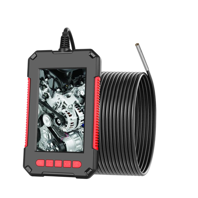 Endoscope industriel portable étanche HD P40 3,9mm rouge à écran vertical intégré, 2m, 5m, 10m