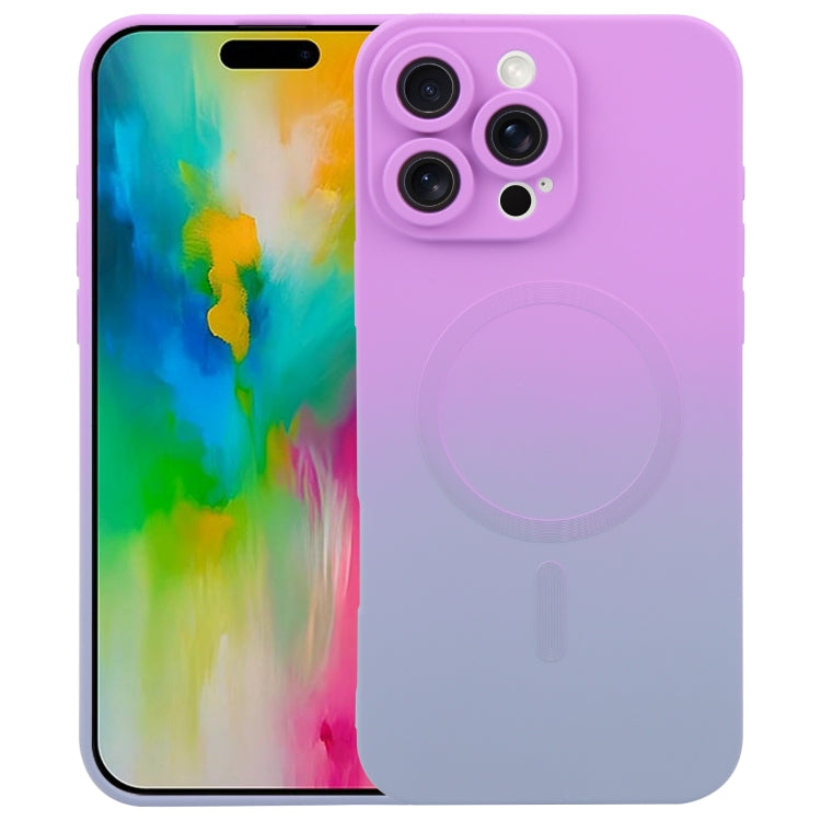 Coque de téléphone MagSafe en silicone TPU liquide dégradé, Pour iPhone 17e / 16e, Pour iPhone 17 Pro Max, Pour iPhone 17 Pro, Pour iPhone 17, Pour iPhone Air, Pour iPhone 16 Pro Max, Pour iPhone 16 Pro, Pour iPhone 16 Plus