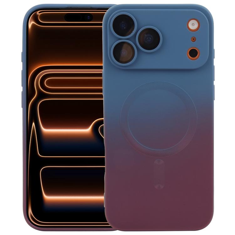 Coque de téléphone MagSafe en silicone TPU liquide dégradé, Pour iPhone 17e / 16e, Pour iPhone 17 Pro Max, Pour iPhone 17 Pro, Pour iPhone 17, Pour iPhone Air, Pour iPhone 16 Pro Max, Pour iPhone 16 Pro, Pour iPhone 16 Plus