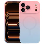 Coque de téléphone MagSafe en silicone TPU liquide dégradé, Pour iPhone 17e / 16e, Pour iPhone 17 Pro Max, Pour iPhone 17 Pro, Pour iPhone 17, Pour iPhone Air, Pour iPhone 16 Pro Max, Pour iPhone 16 Pro, Pour iPhone 16 Plus