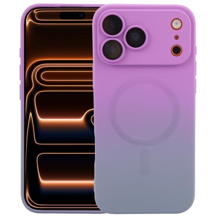 Coque de téléphone MagSafe en silicone TPU liquide dégradé, Pour iPhone 17e / 16e, Pour iPhone 17 Pro Max, Pour iPhone 17 Pro, Pour iPhone 17, Pour iPhone Air, Pour iPhone 16 Pro Max, Pour iPhone 16 Pro, Pour iPhone 16 Plus
